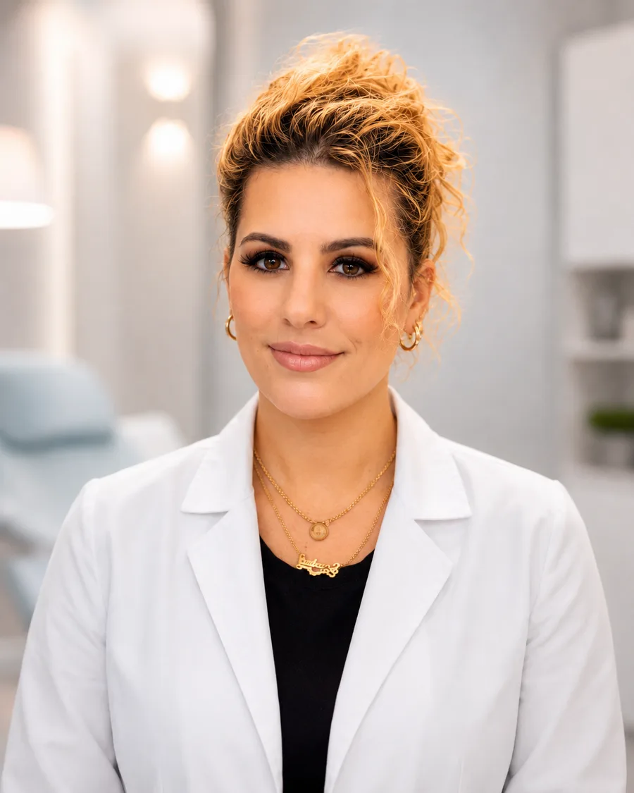 Sandra Maristan, CPT — Certified Mobile Phlebotomist and founder of New Life Mobile Phlebotomy, in her white lab coat